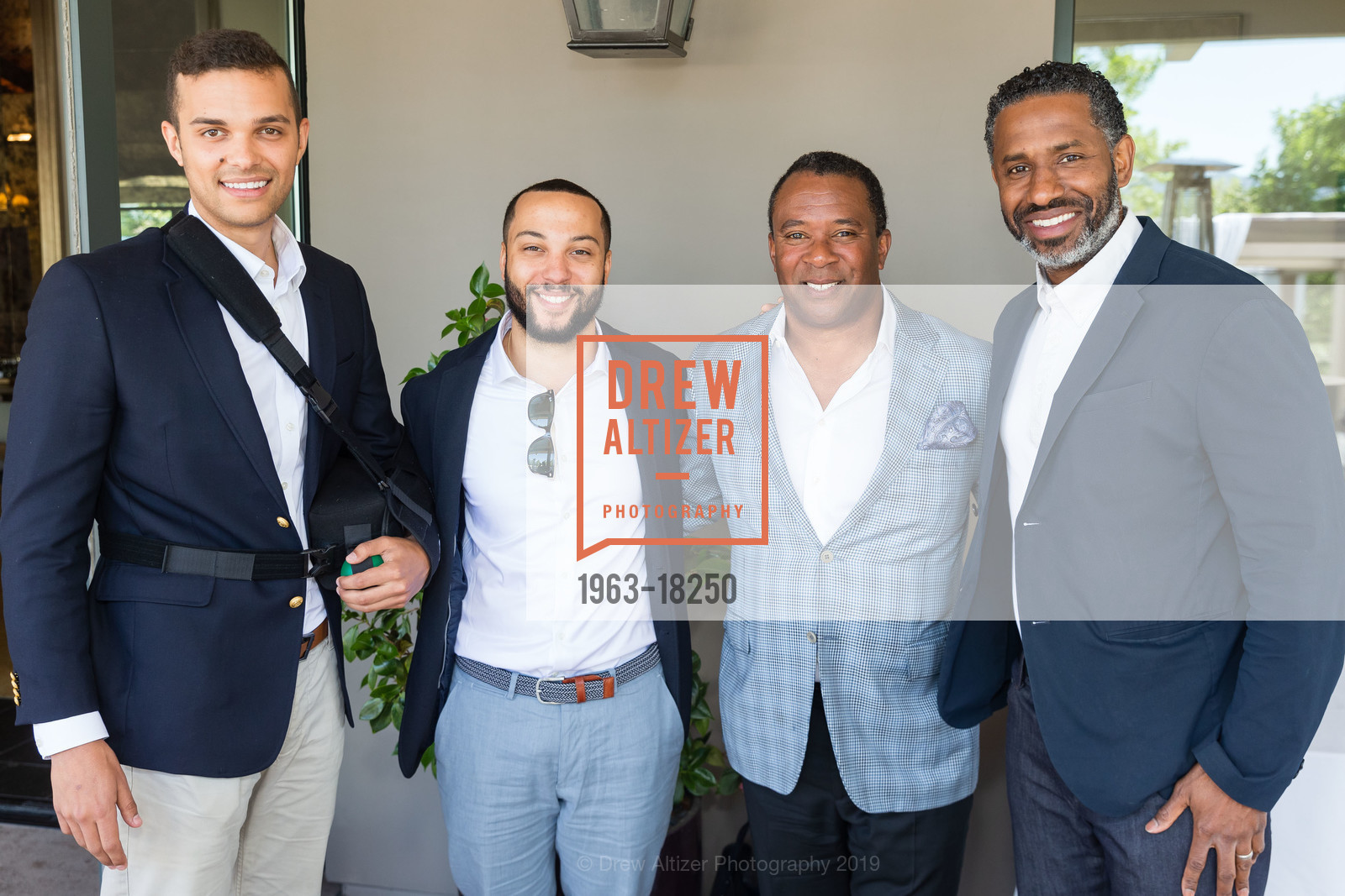 Ryan Hollins, Frederick Gross, Isaac Vaughn, Hamet Watt, 5th Annual Culture Shifting Weekend Awards Ceremony, Rosewood Sand Hill. 2825 Sand Hill Road, April 28th, 2019, Photo #1963-18250 Ryan Hollins, Frederick Gross, Isaac Vaughn, Hamet Watt, Photo #1963-18250