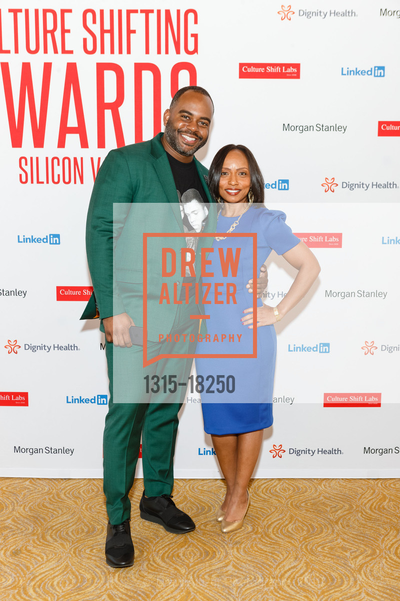 Damien Hooper-Campbell, Tamika Curry Smith, 5th Annual Culture Shifting Weekend Awards Ceremony, Rosewood Sand Hill. 2825 Sand Hill Road, April 28th, 2019, Photo #1315-18250 Damien Hooper-Campbell, Tamika Curry Smith, Photo #1315-18250