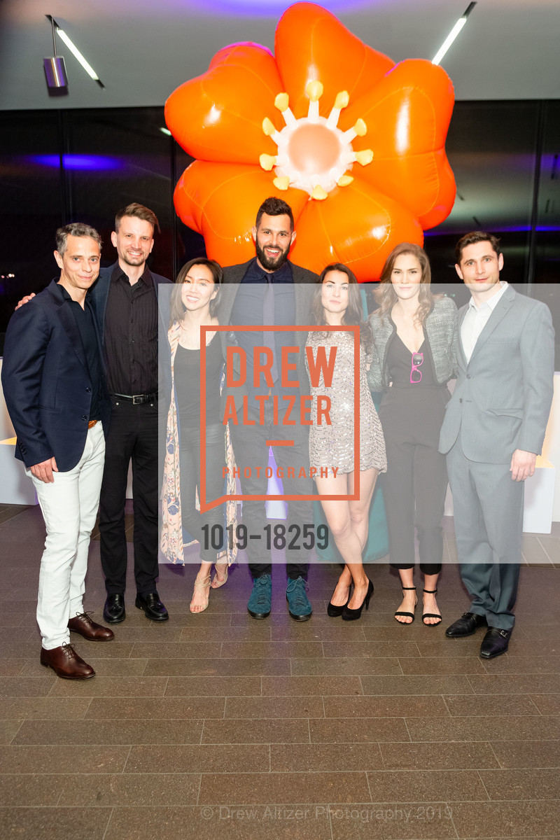 Owen Mahoney, Jason, Sophia Li, Vivienne Errington-Barnes, Benjamin Grant, Christine Brady, Mëtal et Monet: Into the Garden ArtPoint’s Annual Gala, de Young Museum. 50 Hagiwara Tea Garden Dr, April 27th, 2019, Photo #1019-18259 Owen Mahoney, Jason, Sophia Li, Vivienne Errington-Barnes, Benjamin Grant, Christine Brady, Photo #1019-18259