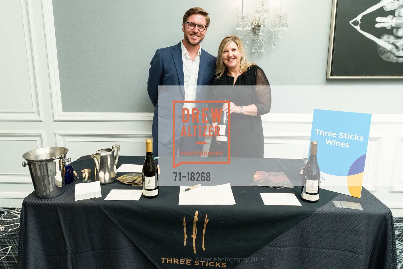 Ben Draper, Christine Wheeler, Crohn's and Colitis Foundation California Wine Classic 2019, Ritz Carlton Hotel. 600 Stockton Street, April 27th, 2019, Photo #71-18268 Ben Draper, Christine Wheeler, Photo #71-18268