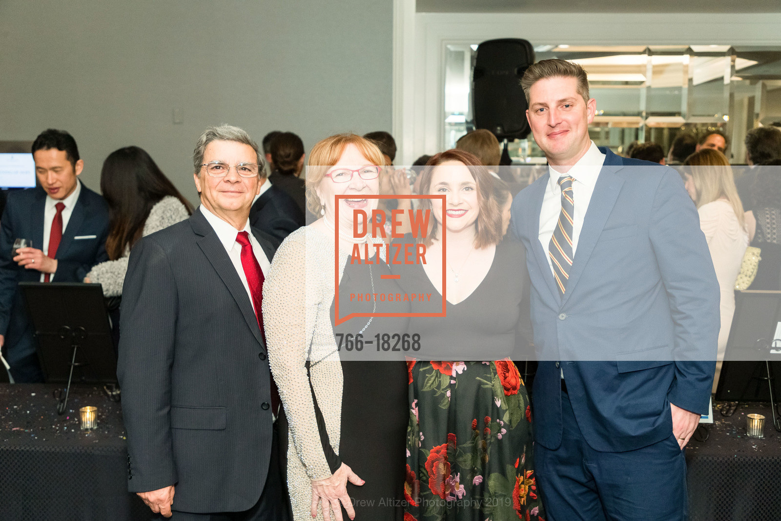 Paul Giganti, Judy Giganti, Angela Giganti, Patrick Meeker, Crohn's and Colitis Foundation California Wine Classic 2019, Ritz Carlton Hotel. 600 Stockton Street, April 27th, 2019, Photo #766-18268 Paul Giganti, Judy Giganti, Angela Giganti, Patrick Meeker, Photo #766-18268