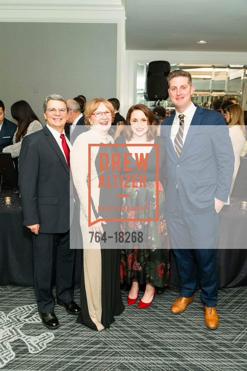 Paul Giganti, Judy Giganti, Angela Giganti, Patrick Meeker, Crohn's and Colitis Foundation California Wine Classic 2019, Ritz Carlton Hotel. 600 Stockton Street, April 27th, 2019, Photo #764-18268 Paul Giganti, Judy Giganti, Angela Giganti, Patrick Meeker, Photo #764-18268
