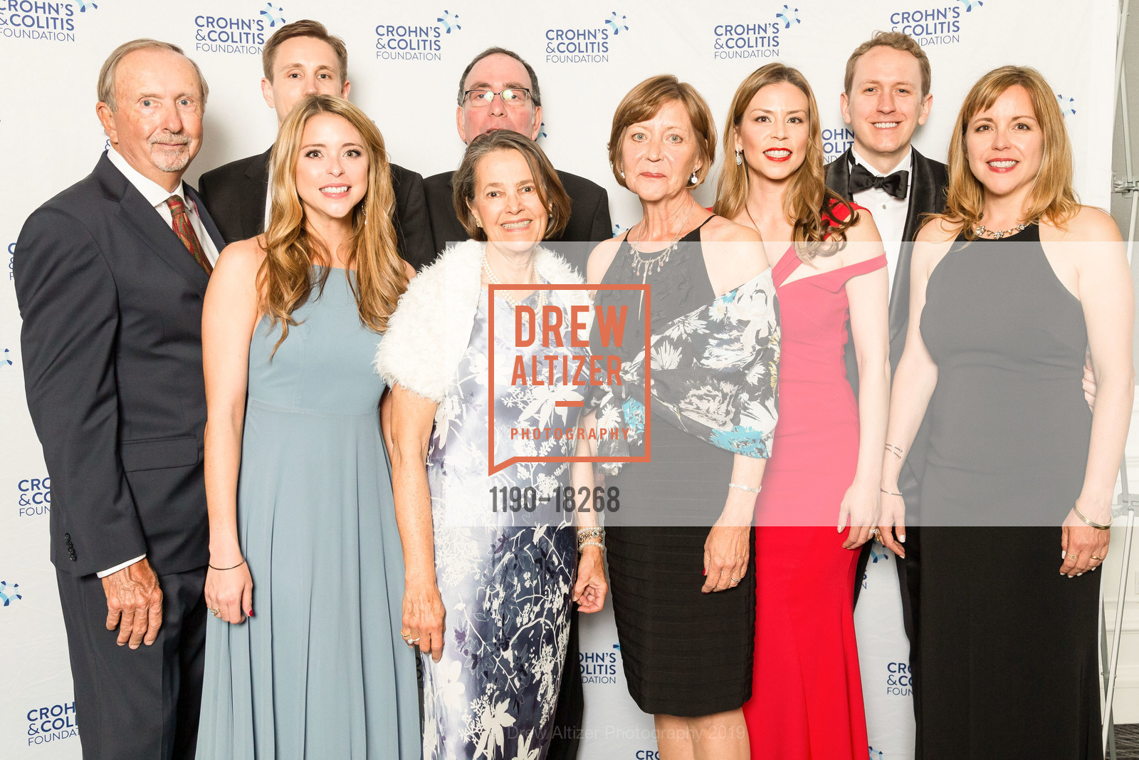 Jerry Whipple, Lucas Goodbody, Kristy Thornton, Charles Thornton, Jen Alvarez, Crohn's and Colitis Foundation California Wine Classic 2019, Ritz Carlton Hotel. 600 Stockton Street, April 27th, 2019, Photo #1190-18268 Jerry Whipple, Lucas Goodbody, Kristy Thornton, Charles Thornton, Jen Alvarez, Photo #1190-18268