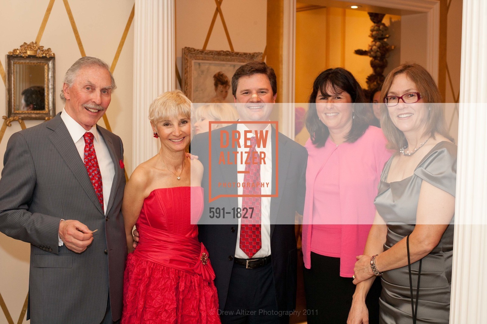 Harvey Glasser, Gail Glasser, Grant Davies, Carla Davies, Joan Pont, Photo #591-1827