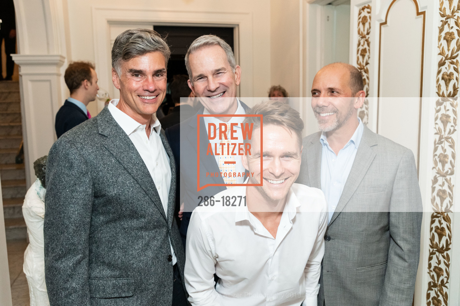 Albert Nicol, Jeff Gibson, Havard Erlandsen, Michael Lindsay, 2019 Decorator Showcase Event Hosted by Sotheby's, Private Residence, May 1st, 2019, Photo #286-18271 Albert Nicol, Jeff Gibson, Havard Erlandsen, Michael Lindsay, Photo #286-18271