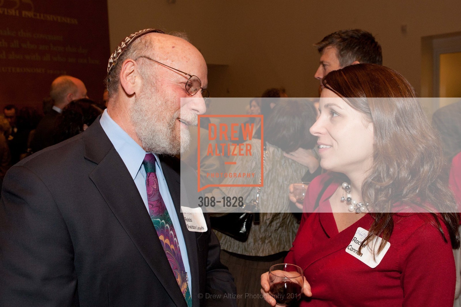 Rabbi Sheldon Lewis, Rachel Cannon, The Jewish Community Relations Council: BEHIND THE SCENES GALA, US, February 16th, 2011, Photo #308-1828 Rabbi Sheldon Lewis, Rachel Cannon, Photo #308-1828