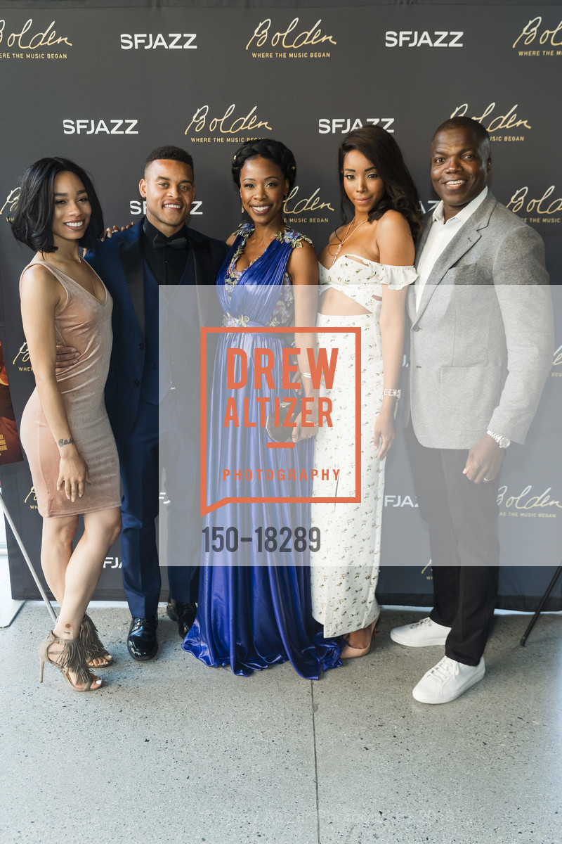 Terri Abney, Karimah Westbrook, Kearia Schroeder, Reno Wilson, BOLDEN Preview and Party at SFJAZZ, SFJAZZ. 201 Franklin Street, May 1st, 2019, Photo #150-18289 Terri Abney, Karimah Westbrook, Kearia Schroeder, Reno Wilson, Photo #150-18289