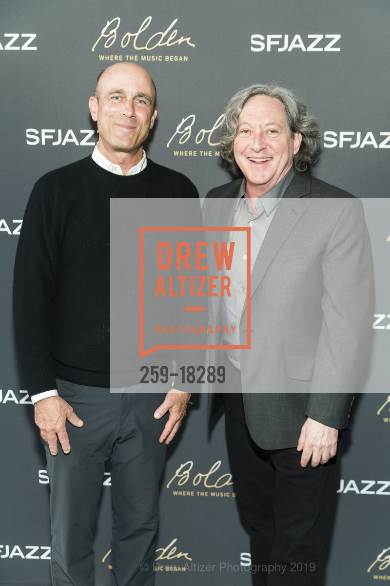 David Rothschild, Dan Pritzker, BOLDEN Preview and Party at SFJAZZ, SFJAZZ. 201 Franklin Street, May 1st, 2019, Photo #259-18289 David Rothschild, Dan Pritzker, Photo #259-18289