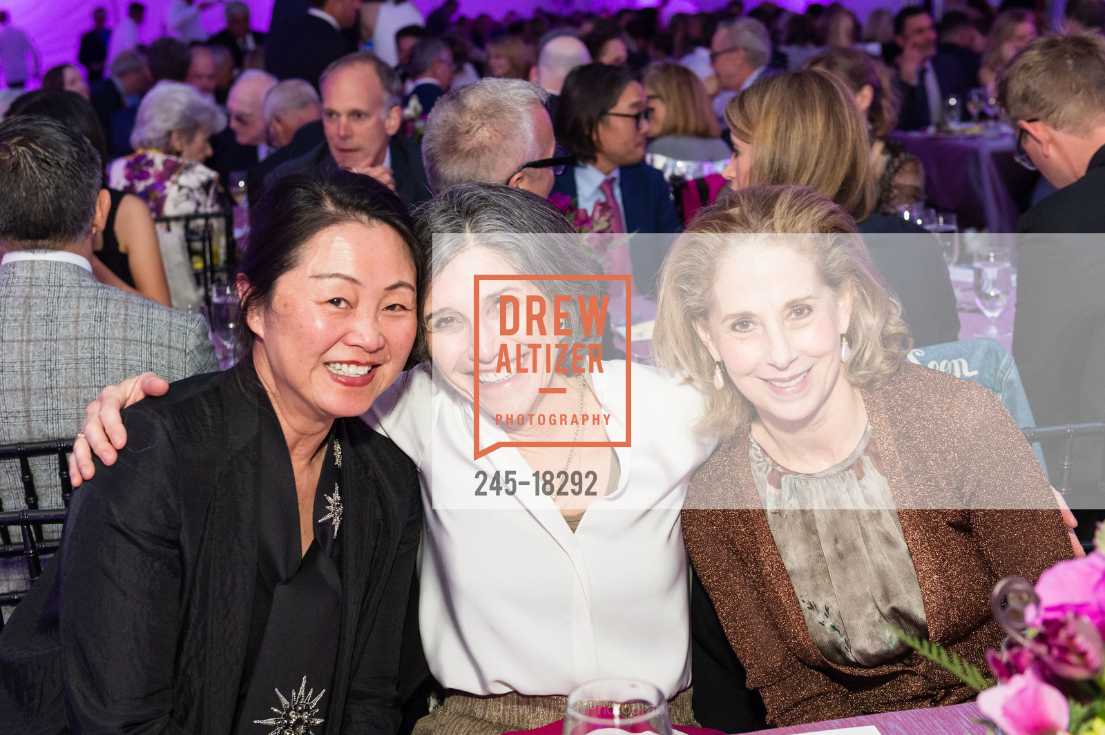 Rubina Satriani, Anne Kenner, Patsy Lurie, SF SPCA Gala 2019- Metamorphisis, 201 Alabama St. 201 Alabama St, Photo #245-18292 Rubina Satriani, Anne Kenner, Patsy Lurie, Photo #245-18292