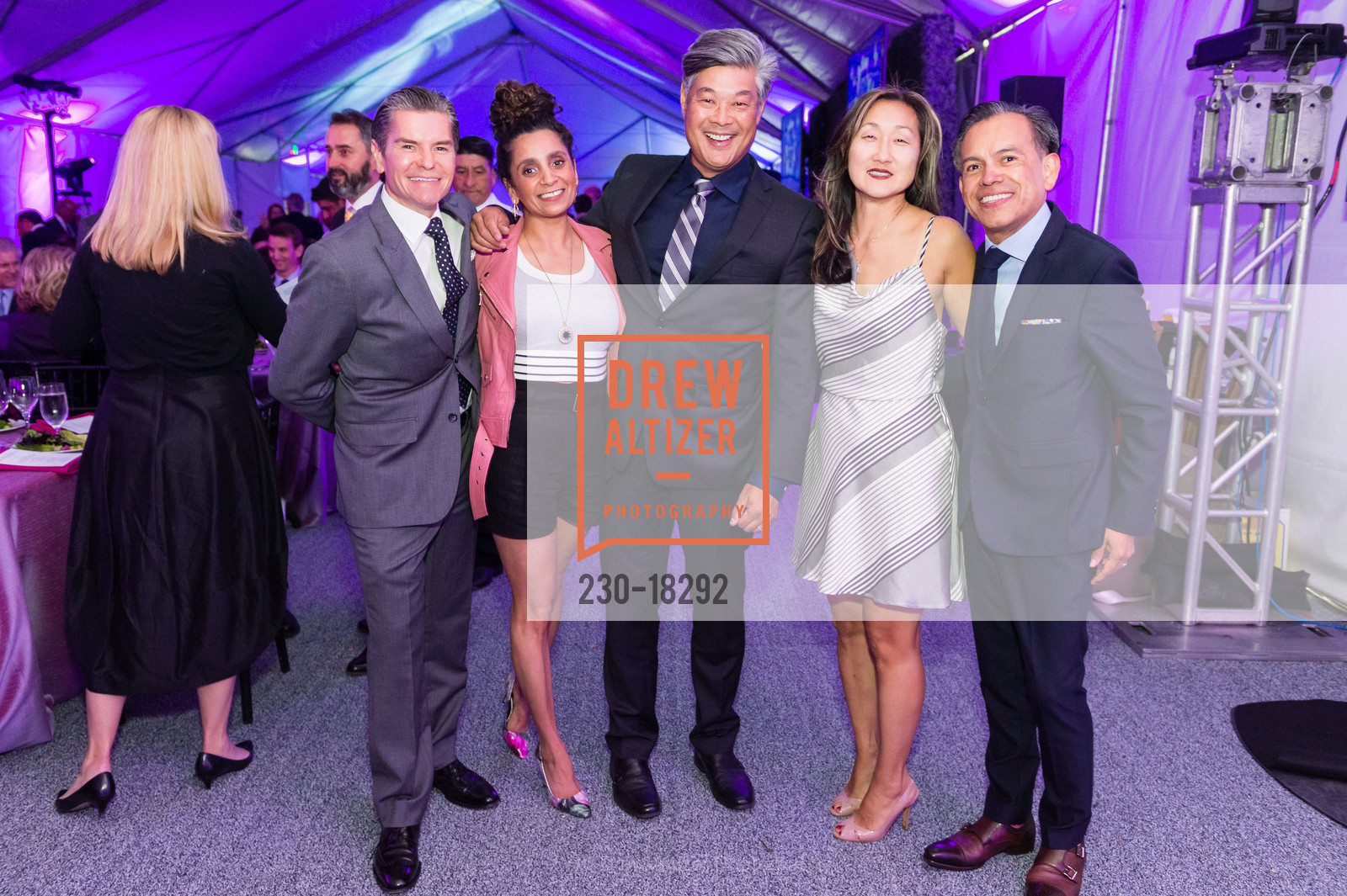 Chris Meza, Ramneek Saini, Rodney Fong, Bertin Salas, Amy Lee, SF SPCA Gala 2019- Metamorphisis, 201 Alabama St. 201 Alabama St, Photo #230-18292 Chris Meza, Ramneek Saini, Rodney Fong, Bertin Salas, Amy Lee, Photo #230-18292