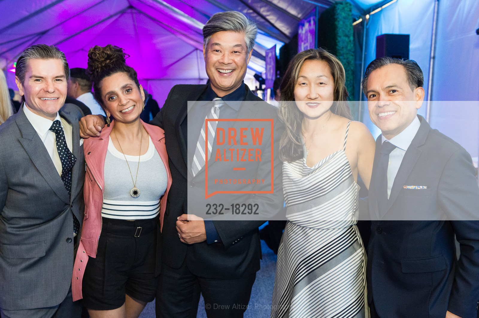 Chris Meza, Ramneek Saini, Rodney Fong, Bertin Salas, Amy Lee, SF SPCA Gala 2019- Metamorphisis, 201 Alabama St. 201 Alabama St, Photo #232-18292 Chris Meza, Ramneek Saini, Rodney Fong, Bertin Salas, Amy Lee, Photo #232-18292