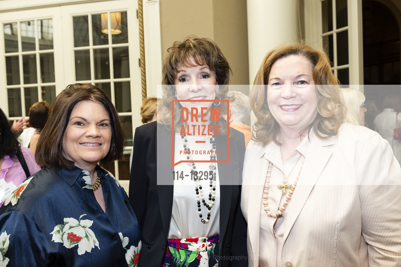 Michelle Barsanti, Mary Danna, Margaret Nanda, Stanford Medicine Women's Health Lunch South Bay 2019, Westin San Jose. 302 S Market St, May 1st, 2019, Photo #114-18295 Michelle Barsanti, Mary Danna, Margaret Nanda, Photo #114-18295