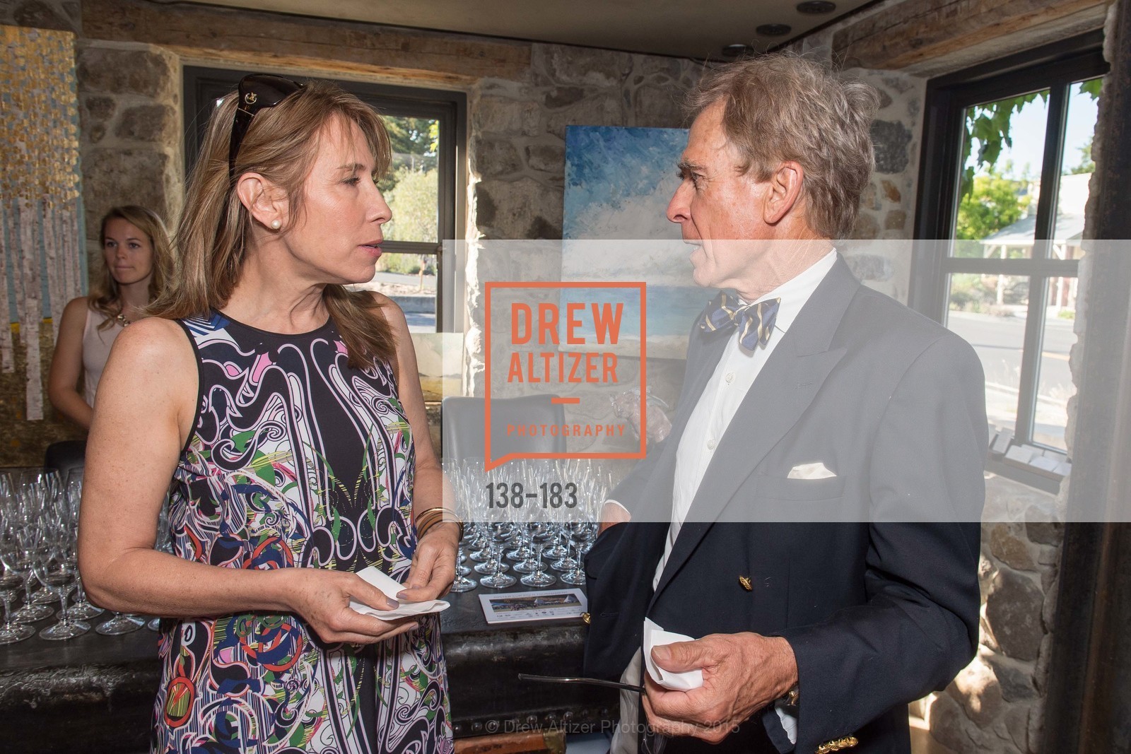 Allison Pobrislo, Paul Griffin, Gucci & Vogue Dinner, Ma(i)sonry. 6711 Washington St, June 25th, 2015, Photo #138-183 Allison Pobrislo, Paul Griffin, Photo #138-183