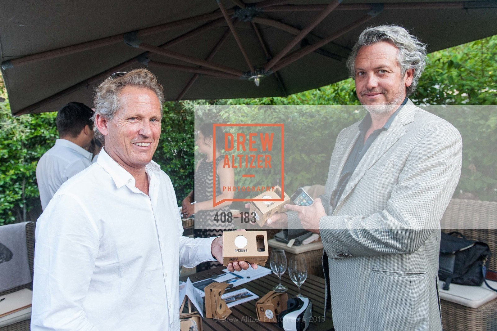 Gary Laforge, Andy Eckhardt, Gucci & Vogue Dinner, Ma(i)sonry. 6711 Washington St, June 25th, 2015, Photo #408-183 Gary Laforge, Andy Eckhardt, Photo #408-183