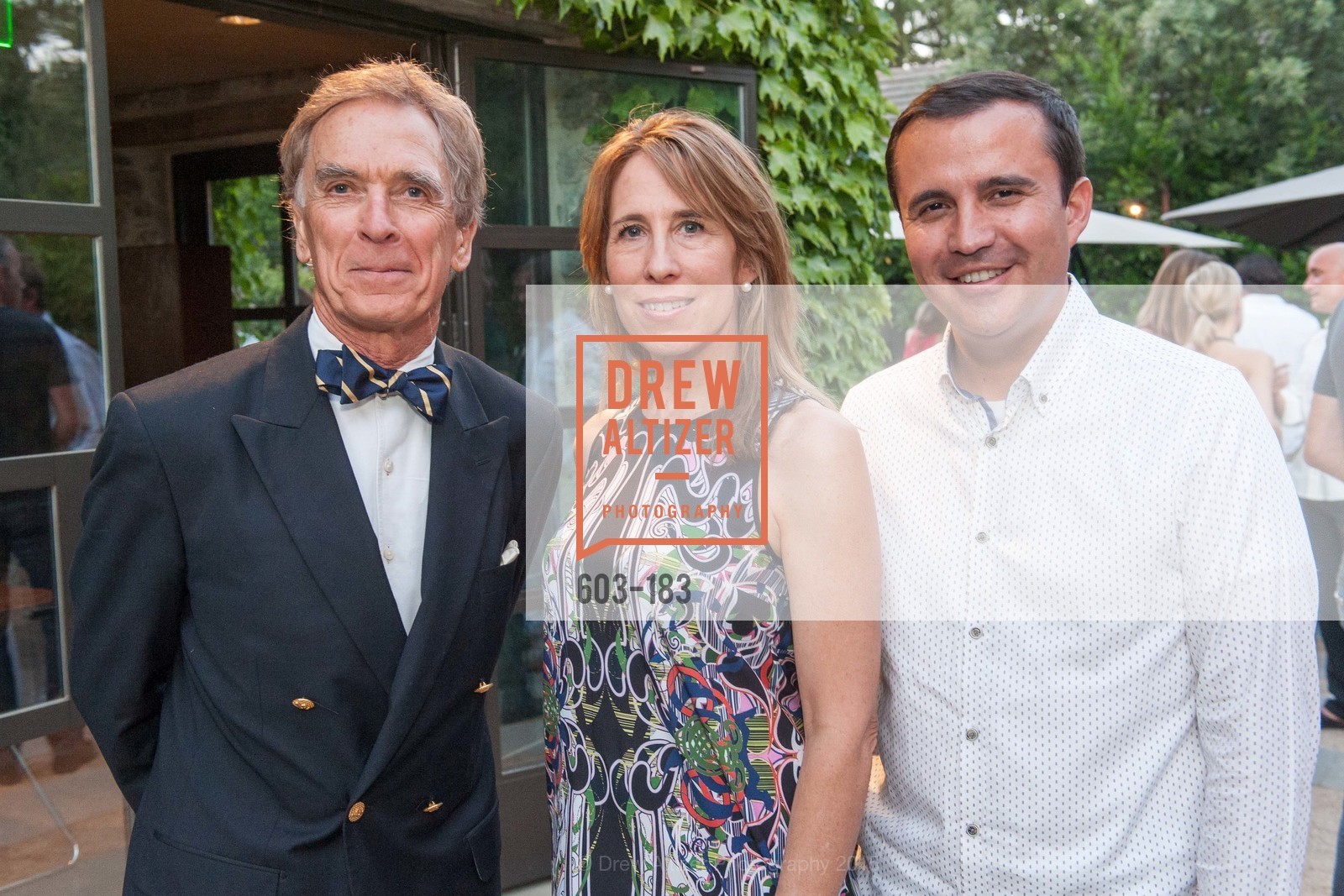 Paul Griffin, Allison Pobrislo, Jorge Jaramillo, Gucci & Vogue Dinner, Ma(i)sonry. 6711 Washington St, June 25th, 2015, Photo #603-183 Paul Griffin, Allison Pobrislo, Jorge Jaramillo, Photo #603-183