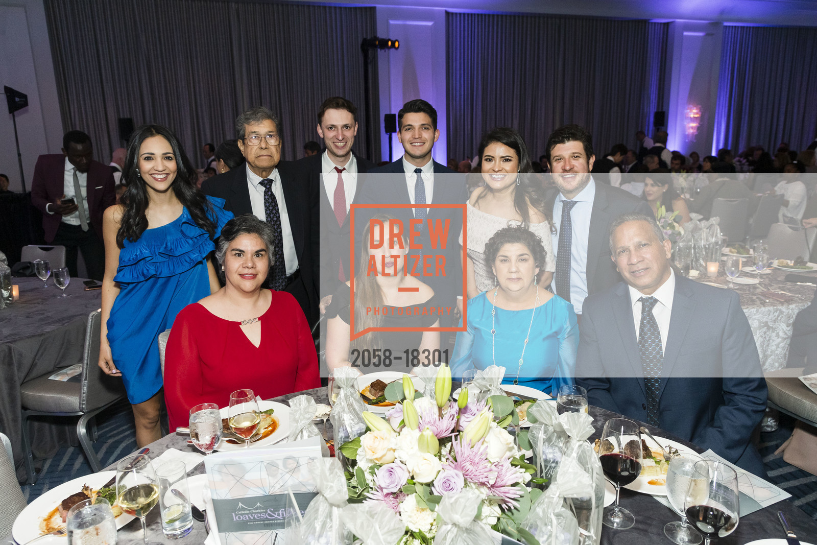 Luz Pena, Alberto Morales, Dave Wheeler, Catholic Charities 22nd Annual Loaves & Fishes Gala, Four Seasons Hotel. 757 Market Street, May 2nd, 2019, Photo #2058-18301 Luz Pena, Alberto Morales, Dave Wheeler, Photo #2058-18301