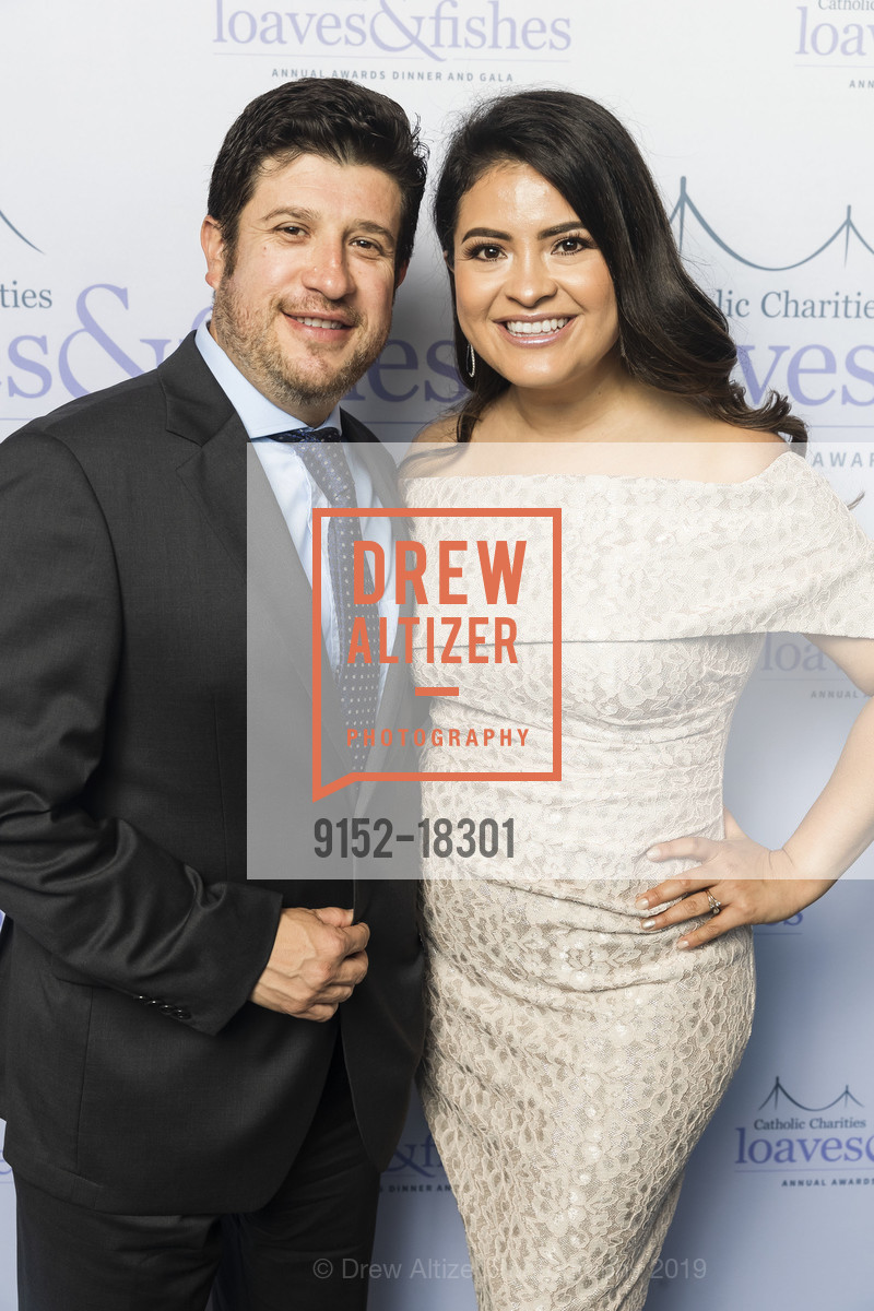 Jose Otero, Diana Otero, Catholic Charities 22nd Annual Loaves & Fishes Gala, Four Seasons Hotel. 757 Market Street, May 2nd, 2019, Photo #9152-18301 Jose Otero, Diana Otero, Photo #9152-18301