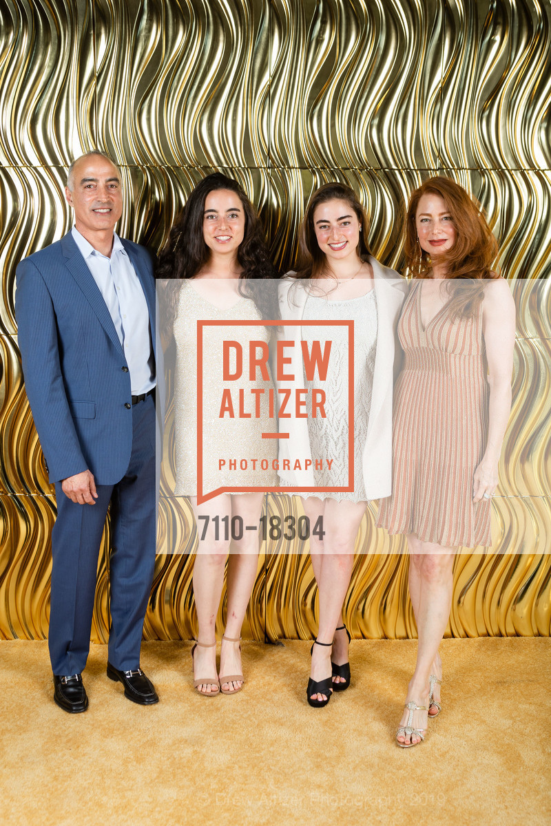 Paul Nahi, Skylar Nahi, Kayla Nahi, Sheila Nahi, Exploratorium's Party at the Piers 2019: Alchemy, Exploratorium. Pier 15, May 3rd, 2019, Photo #7110-18304 Paul Nahi, Skylar Nahi, Kayla Nahi, Sheila Nahi, Photo #7110-18304