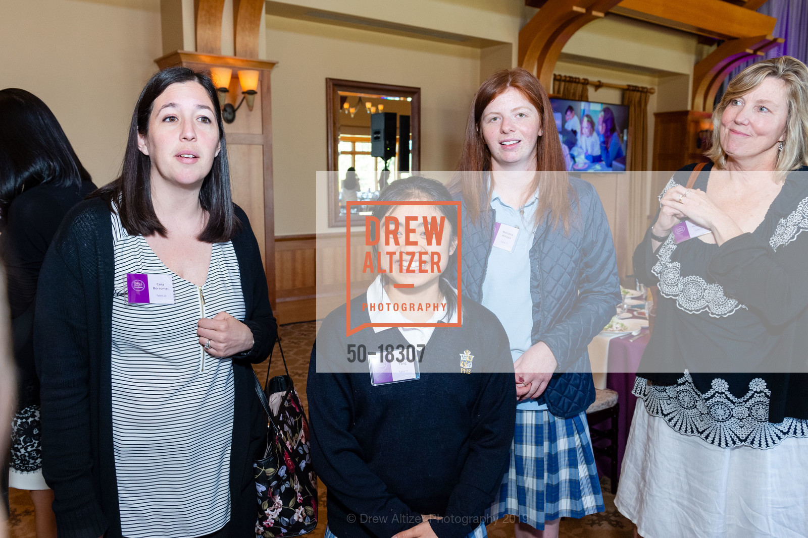 Cara Borromei, Samantha Yang, Mariana Antaya, Tracy Hughes, Girls @ The Tech Luncheon 2019, Sharon Heights Country Club. 2900 Sand Hill Road, May 3rd, 2019, Photo #50-18307 Cara Borromei, Samantha Yang, Mariana Antaya, Tracy Hughes, Photo #50-18307