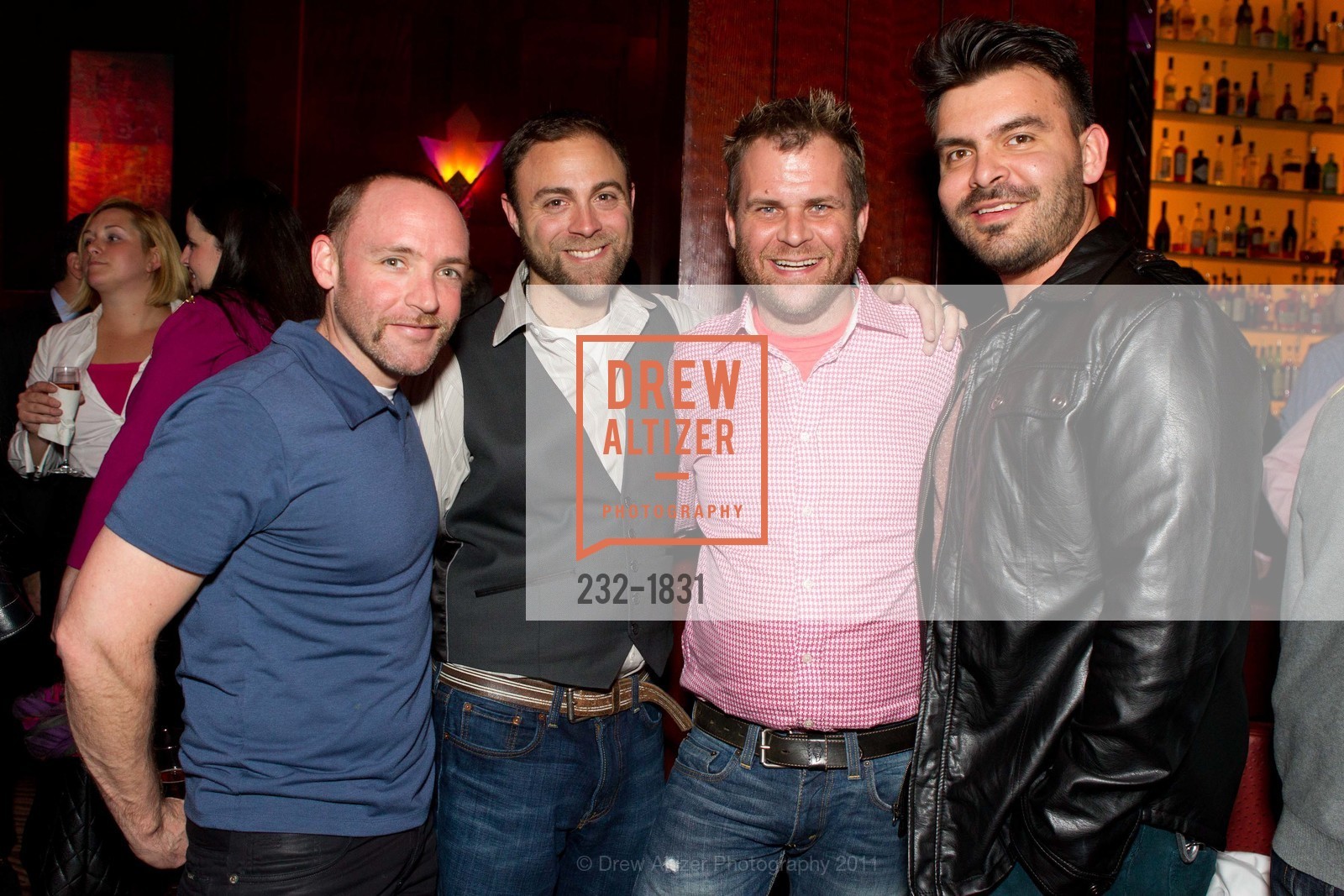 Stephen Marchi, Craig Stein, Bobby Meadows, Kris Estrada, BREAST CANCER EMERGENCY FUND'S Annual Pink Party at The Clift, US, February 24th, 2011, Photo #232-1831 Stephen Marchi, Craig Stein, Bobby Meadows, Kris Estrada, Photo #232-1831