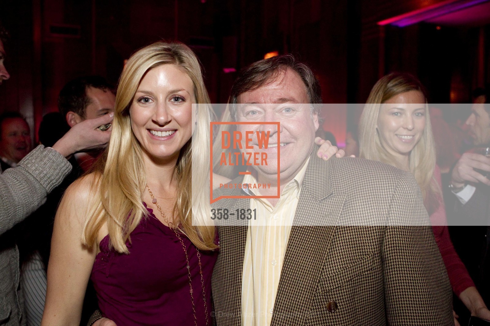 Elyssa Douroux, Mike Smith, BREAST CANCER EMERGENCY FUND'S Annual Pink Party at The Clift, US, February 24th, 2011, Photo #358-1831 Elyssa Douroux, Mike Smith, Photo #358-1831