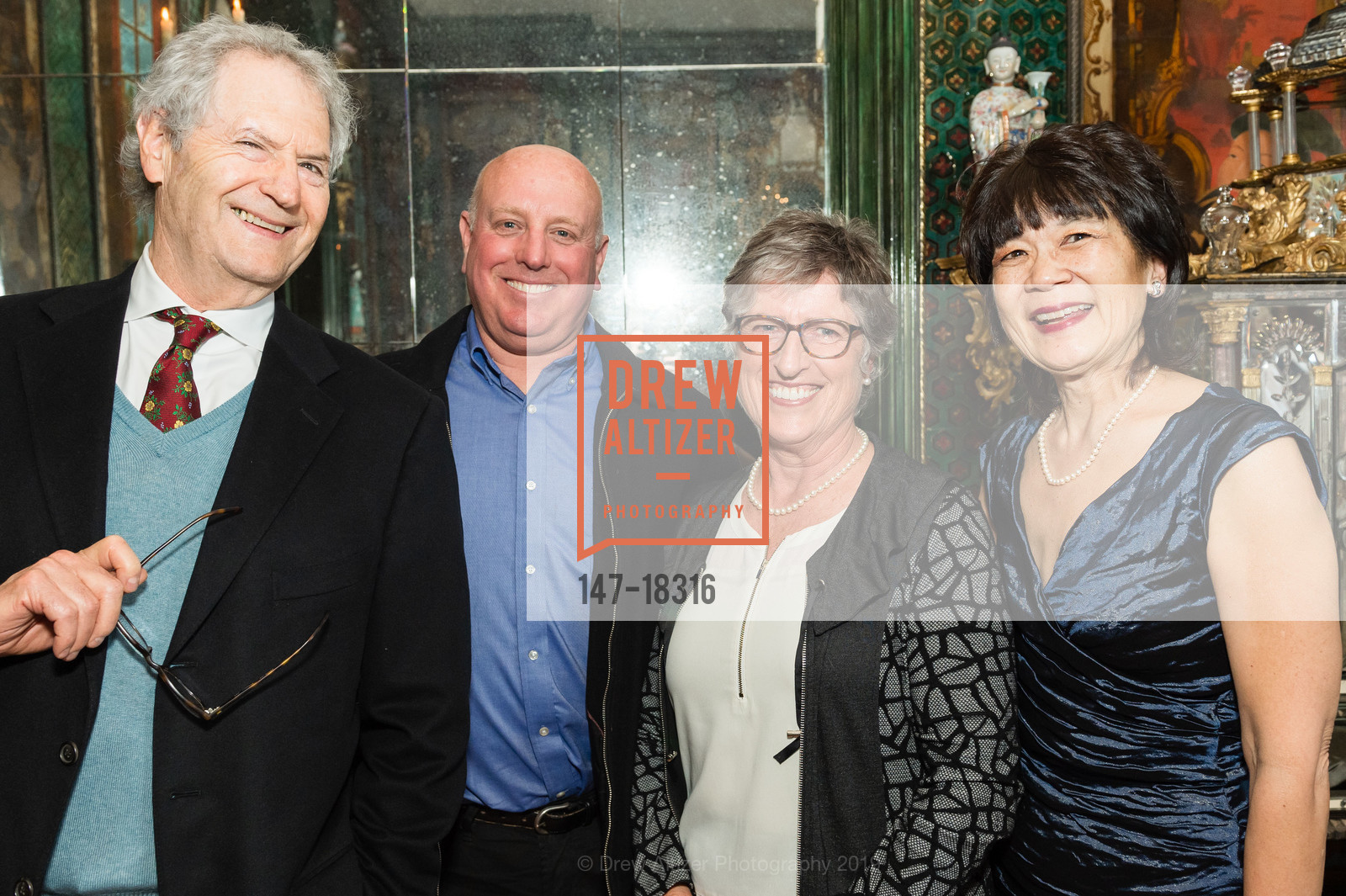 Nick Gerson, Tony Koblenz, Terry Koblenz, Doris Fukawa, Gordon and Ann Getty Host the Crowden School, Private Residence, May 1st, 2019, Photo #147-18316 Nick Gerson, Tony Koblenz, Terry Koblenz, Doris Fukawa, Photo #147-18316