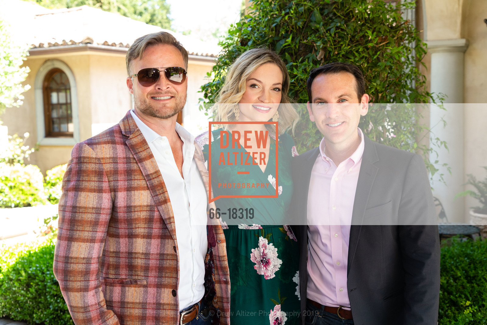 Mark Harris, Chrissy Luciano, Matt Woebke, The Agency Hosts A Festa at Villa La Sosta 2019, Villa La Sosta. 2 De Witt Dr, May 2nd, 2019, Photo #66-18319 Mark Harris, Chrissy Luciano, Matt Woebke, Photo #66-18319
