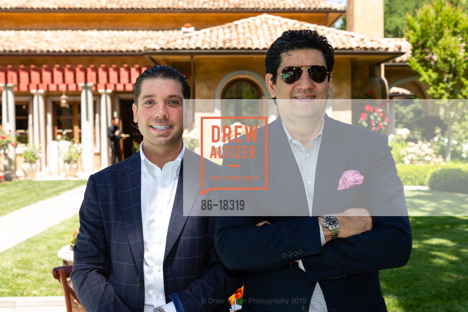 JC Joyce, Enzo de Bernardo, The Agency Hosts A Festa at Villa La Sosta 2019, Villa La Sosta. 2 De Witt Dr, May 2nd, 2019, Photo #86-18319 JC Joyce, Enzo de Bernardo, Photo #86-18319