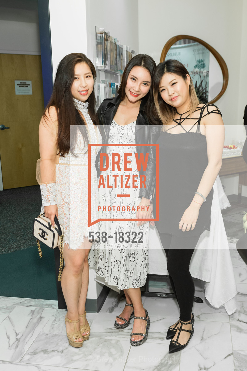 Kat Chu, Phoebe Chang, Sarah Lin, Serenity MedSpa's 1 Year Anniversary 2019, Serenity MedSpa. 1720 El Camino Real, Photo #538-18322 Kat Chu, Phoebe Chang, Sarah Lin, Photo #538-18322