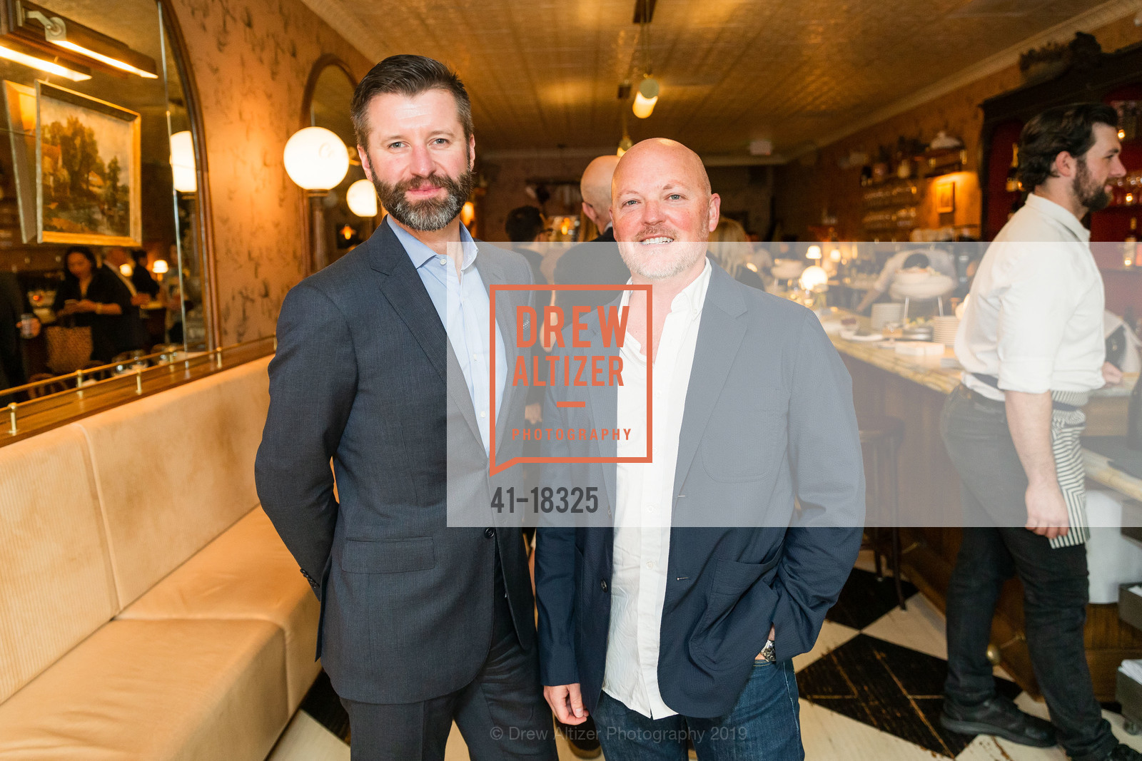 Jeffrey Caldwell, David Nash, Architectural Digest Designer Dinner with The Shade Store, Petite Marlowe. 234 Townsend Street, May 2nd, 2019, Photo #41-18325 Jeffrey Caldwell, David Nash, Photo #41-18325