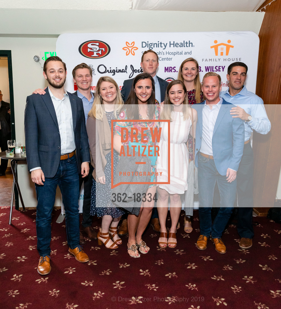 Michael Leiberman, Adam Whalen, Maggie Fitch, Katherine Moore, Kevin Doyle, Riley White, Courtney Bachrin, Kyle Dunn, Fire Chief Joanne Hayes-White Retirement Party, United Irish Cultural Center. 2700 45th Avenue, May 5th, 2019, Photo #362-18334 Michael Leiberman, Adam Whalen, Maggie Fitch, Katherine Moore, Kevin Doyle, Riley White, Courtney Bachrin, Kyle Dunn, Photo #362-18334