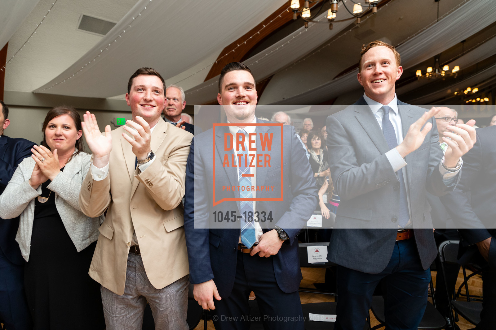 Sean White, Logan White, Riley White, Fire Chief Joanne Hayes-White Retirement Party, United Irish Cultural Center. 2700 45th Avenue, May 5th, 2019, Photo #1045-18334 Sean White, Logan White, Riley White, Photo #1045-18334