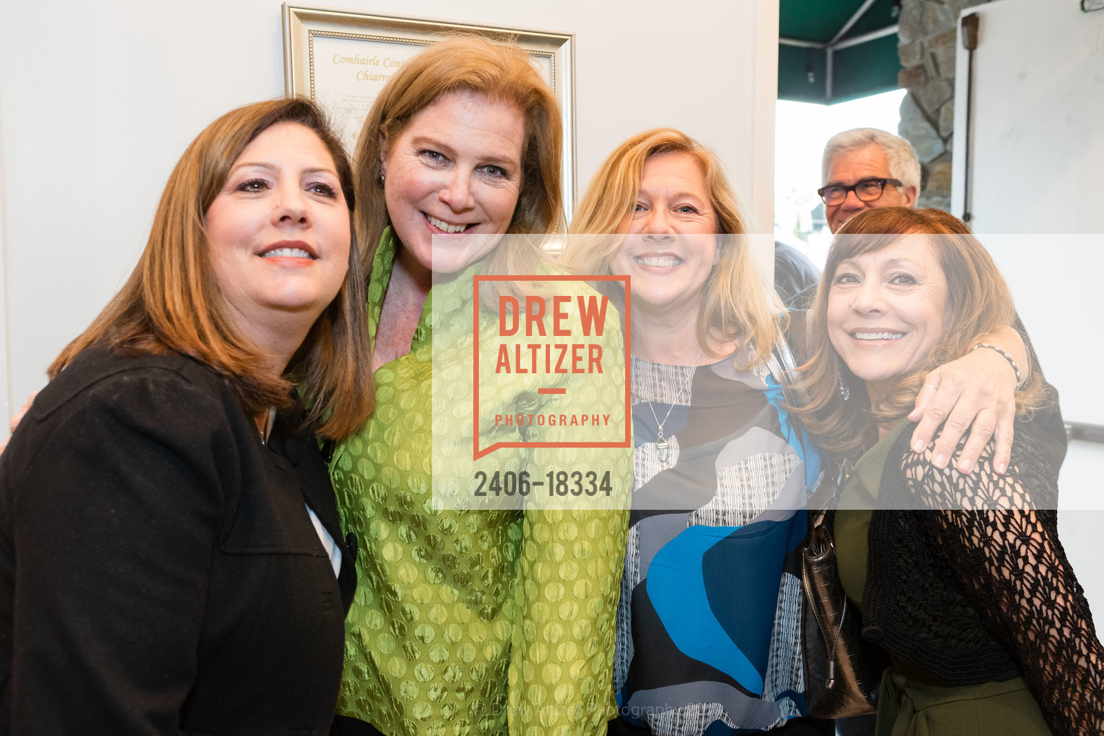 Yvonne McCarthy, Joanne Hayes-White, Jeanne Berube, Katherine Berube, Fire Chief Joanne Hayes-White Retirement Party, United Irish Cultural Center. 2700 45th Avenue, May 5th, 2019, Photo #2406-18334 Yvonne McCarthy, Joanne Hayes-White, Jeanne Berube, Katherine Berube, Photo #2406-18334