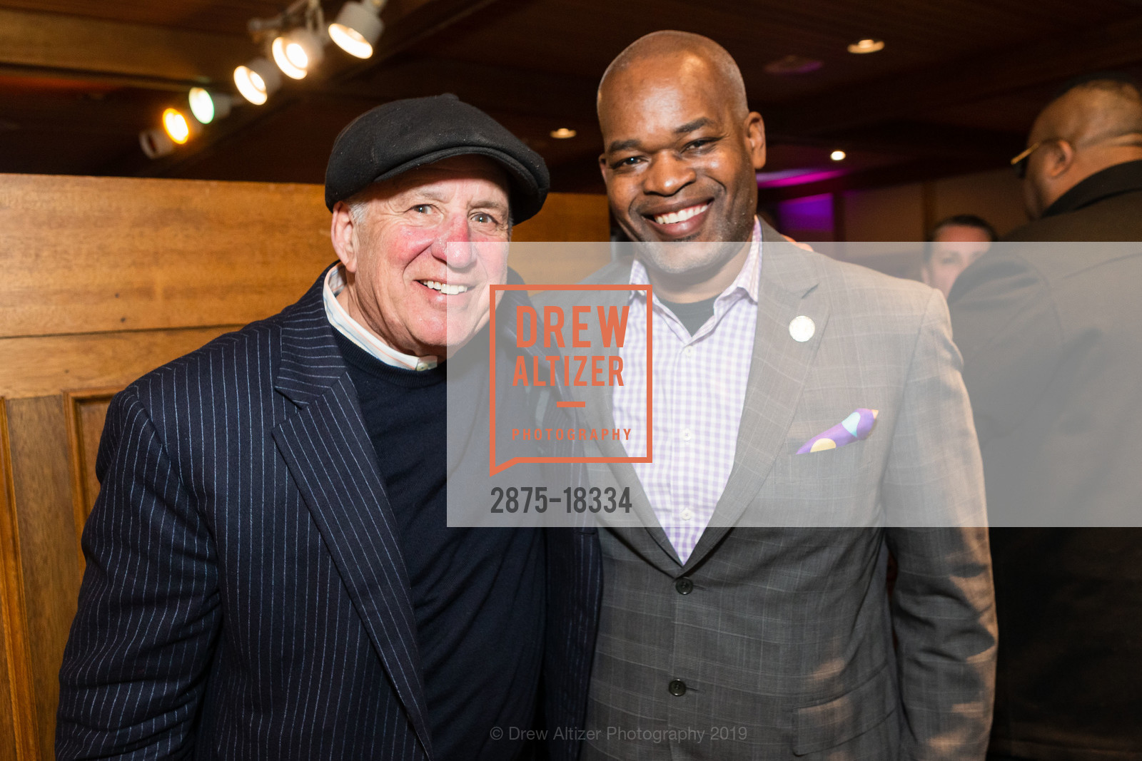 Don Russo, Sherman Tillman, Fire Chief Joanne Hayes-White Retirement Party, United Irish Cultural Center. 2700 45th Avenue, May 5th, 2019, Photo #2875-18334 Don Russo, Sherman Tillman, Photo #2875-18334