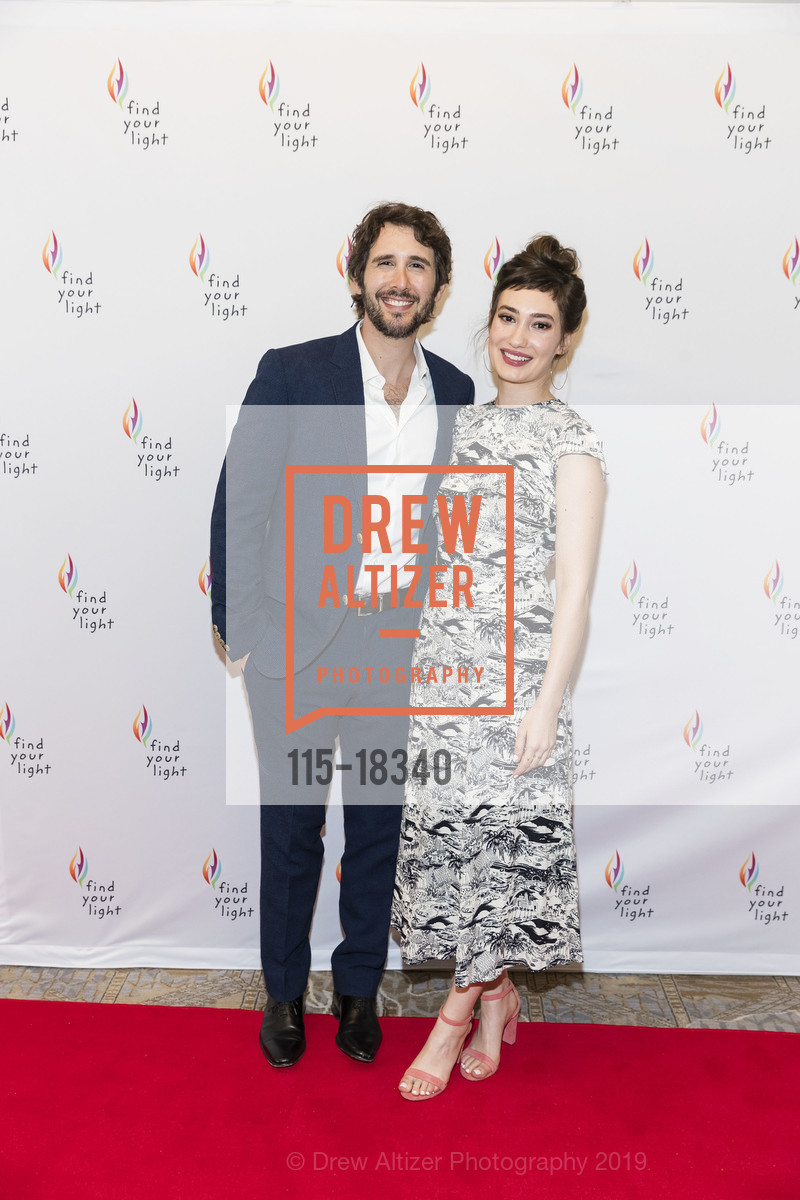 Josh Groban, Schuyler Helford, Find Your Light Foundation Gala 2019, Ritz Carlton Half Moon Bay. 1 Miramontes Pt. Road, May 4th, 2019, Photo #115-18340 Josh Groban, Schuyler Helford, Photo #115-18340