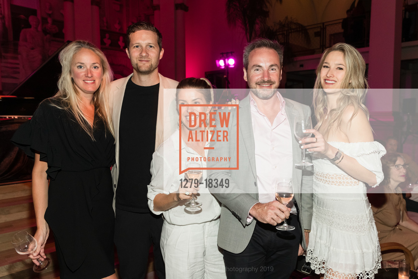 Dylan MacNiven, Jennifer Castle, Andrew Brown, Bianca Hart, Sacha Lichine, Ken Fulk, and Juliet de Baubigny host a Celebration of Rosé and Roses, Saint Joseph's Art Society, May 3rd, 2019, Photo #1279-18349 Dylan MacNiven, Jennifer Castle, Andrew Brown, Bianca Hart, Photo #1279-18349