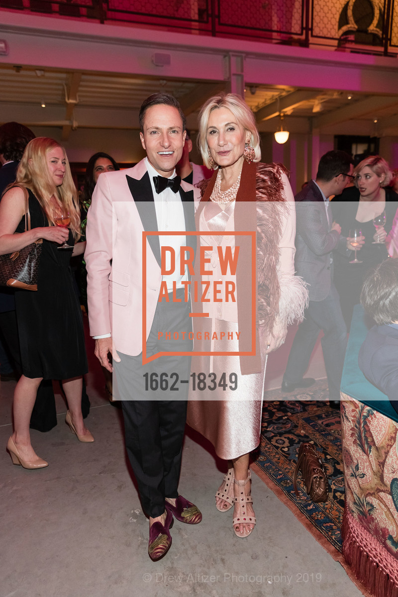 Ken Fulk, Susan Magrino, Sacha Lichine, Ken Fulk, and Juliet de Baubigny host a Celebration of Rosé and Roses, Saint Joseph's Art Society, May 3rd, 2019, Photo #1662-18349 Ken Fulk, Susan Magrino, Photo #1662-18349