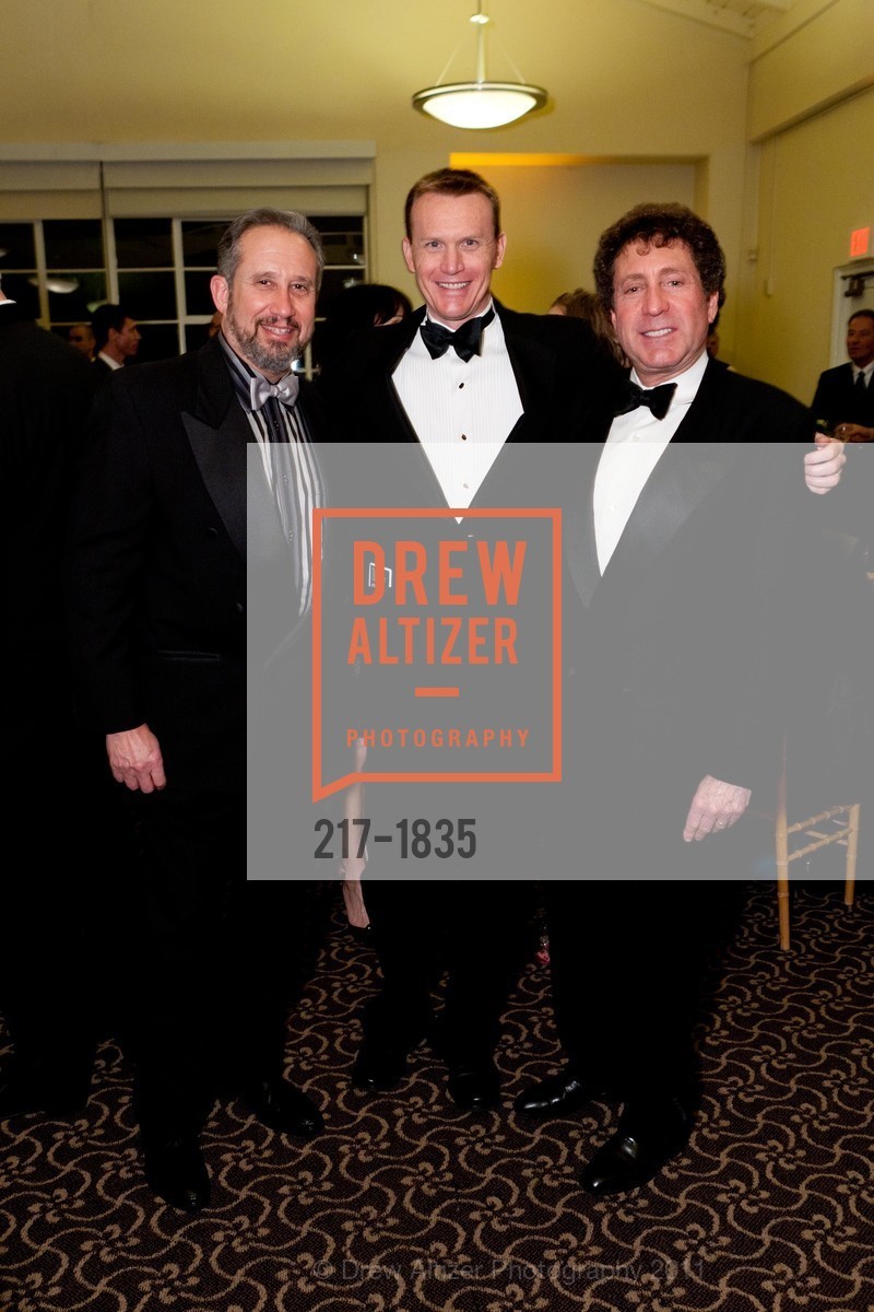 Larry Beck, Mark Walther, Robert Heldfond, CONARD HOUSE Celebrates its 50th Anniversary Fundraising Gala at the Golden Gate Club, US, February 25th, 2011, Photo #217-1835 Larry Beck, Mark Walther, Robert Heldfond, Photo #217-1835