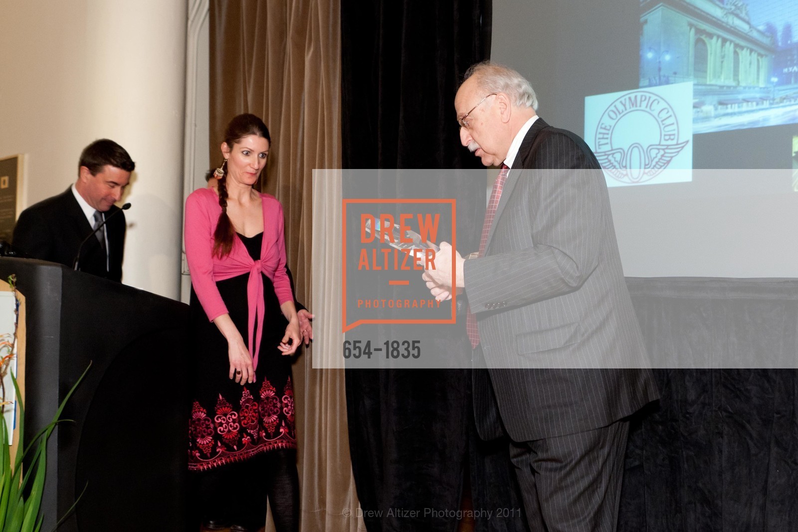 Scott Shafer, Polly Stryker, Alan Schatzberg, CONARD HOUSE Celebrates its 50th Anniversary Fundraising Gala at the Golden Gate Club, US, February 25th, 2011, Photo #654-1835 Scott Shafer, Polly Stryker, Alan Schatzberg, Photo #654-1835