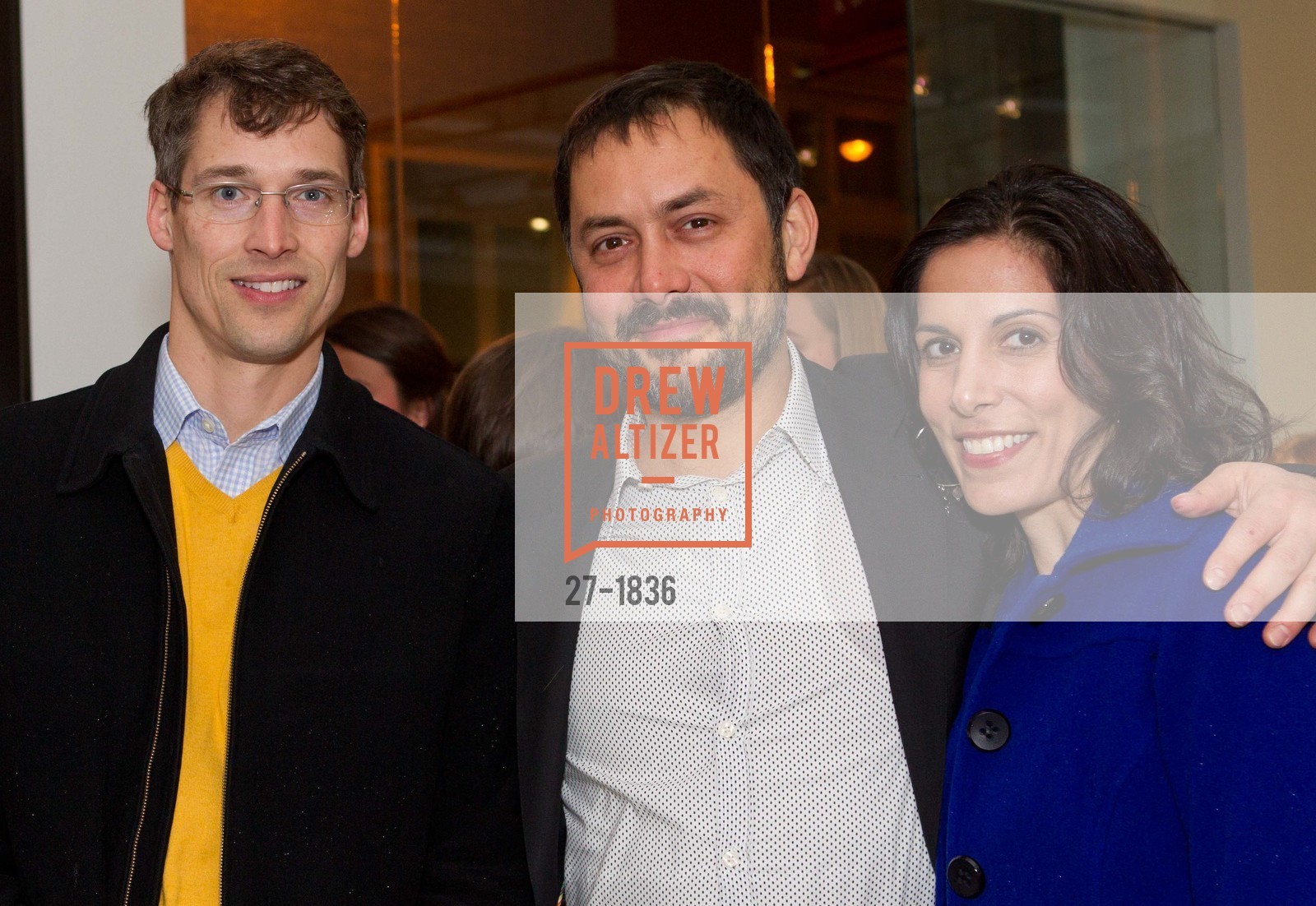 Thede Loder, Raman Frey, Nita Farahany, FREY NORRIS' CONTEMPORARY & MODERN VIP Preview of its Newly Opened Gensler-Designed Galleries, US, February 25th, 2011, Photo #27-1836 Thede Loder, Raman Frey, Nita Farahany, Photo #27-1836