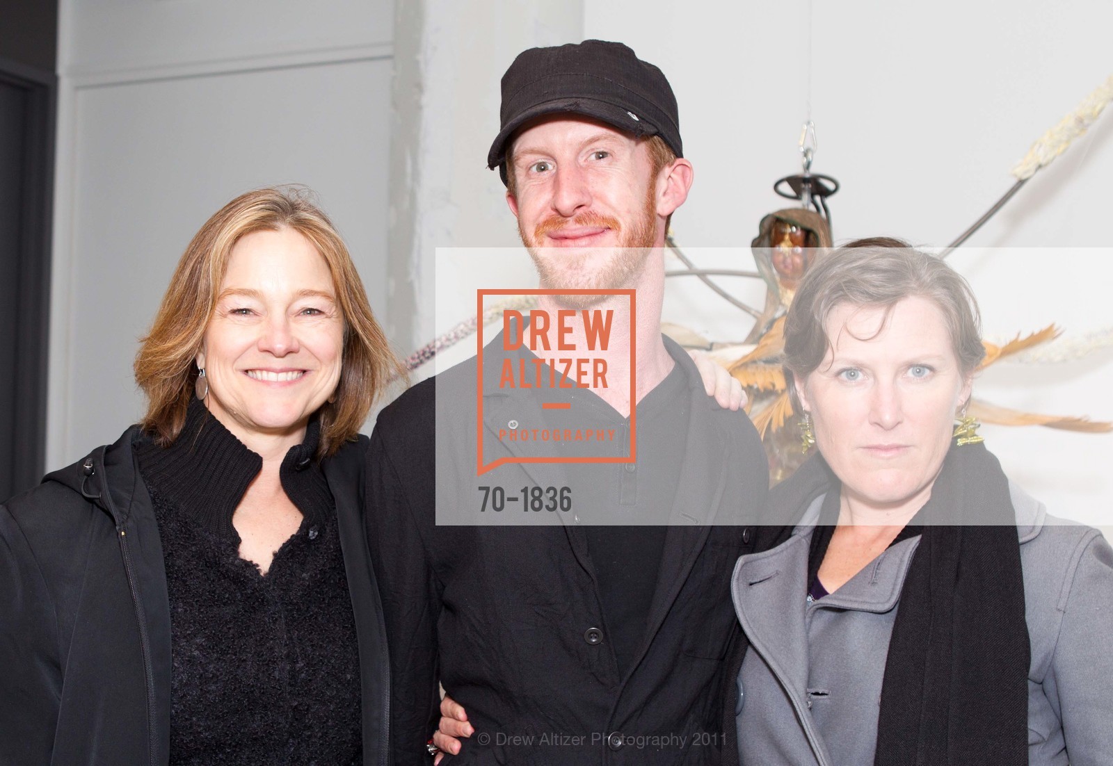 Dana DeKalb, Nathan Larramendy, Cherie Turner, FREY NORRIS' CONTEMPORARY & MODERN VIP Preview of its Newly Opened Gensler-Designed Galleries, US, February 25th, 2011, Photo #70-1836 Dana DeKalb, Nathan Larramendy, Cherie Turner, Photo #70-1836