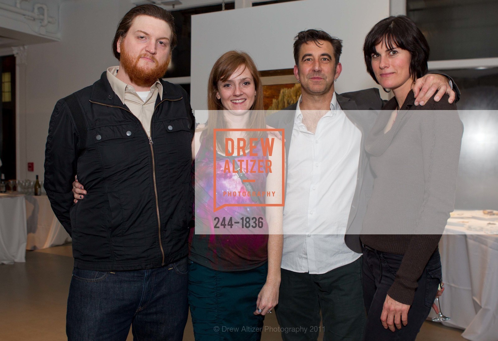 Bryan von Reuter, Mary Anne Kluth, Andy Diaz Hope, Laurel Roth, FREY NORRIS' CONTEMPORARY & MODERN VIP Preview of its Newly Opened Gensler-Designed Galleries, US, February 25th, 2011, Photo #244-1836 Bryan von Reuter, Mary Anne Kluth, Andy Diaz Hope, Laurel Roth, Photo #244-1836