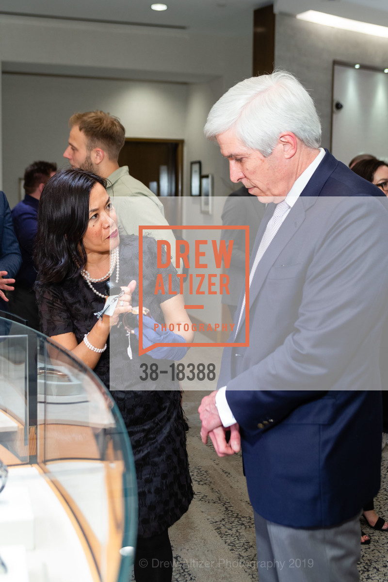 Marietta Thornton, Russell Stanaland, Lange & Söhne VIP Event 2019, Shreve & Co. 150 Post St, May 6th, 2019, Photo #38-18388 Marietta Thornton, Russell Stanaland, Photo #38-18388
