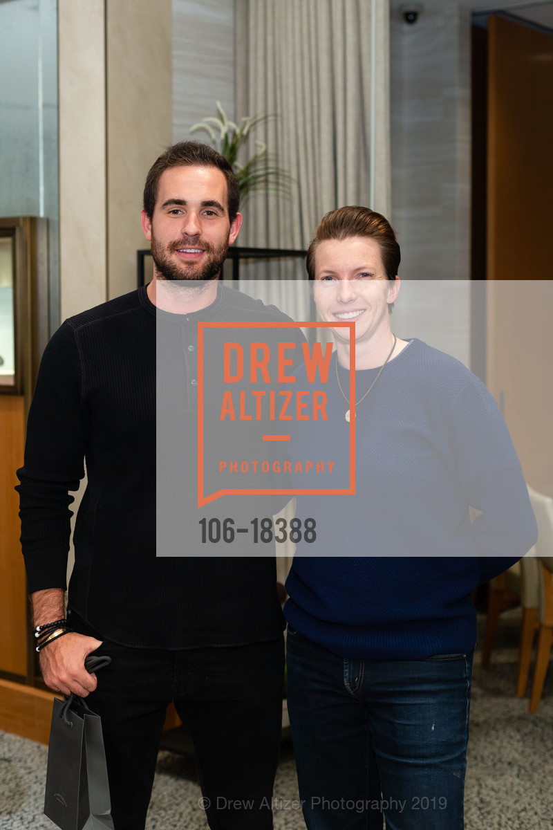 Matthew Niewczas, Caitlin Kalinowski, Lange & Söhne VIP Event 2019, Shreve & Co. 150 Post St, May 6th, 2019, Photo #106-18388 Matthew Niewczas, Caitlin Kalinowski, Photo #106-18388