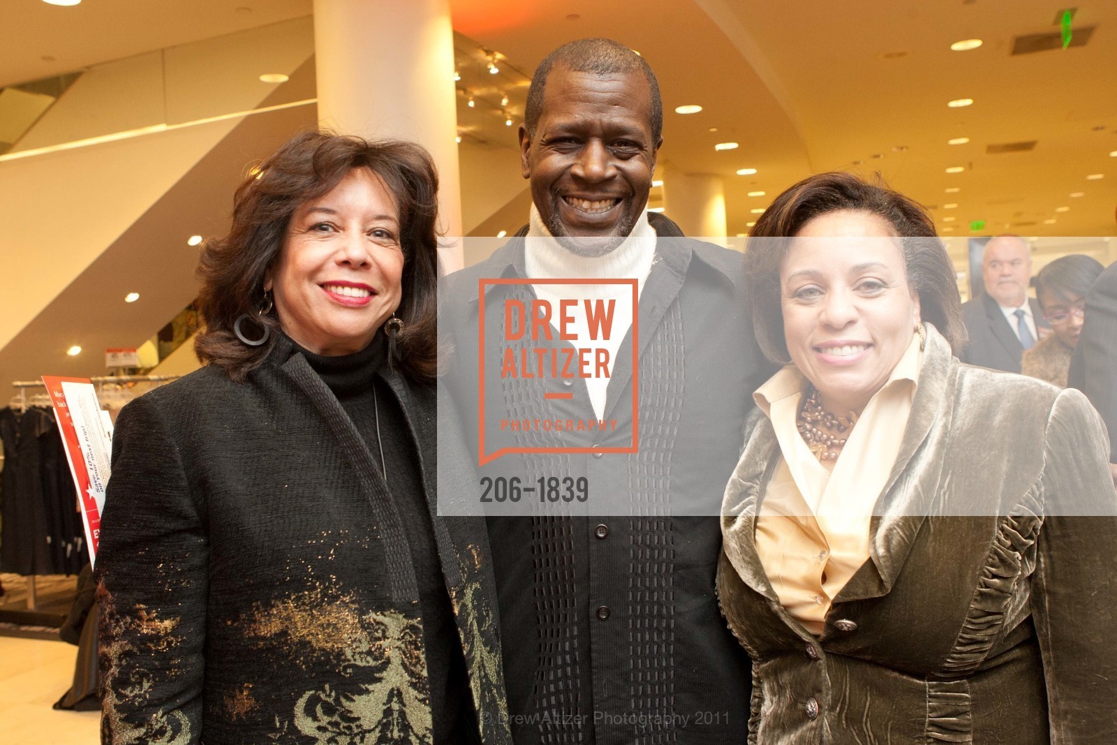Carol Jones, Tyrone Southerland, Clothilde Hewlett, MACY'S In Partnership with Ebony and Fashion Fair Cosmetics Presents EUNICE JOHNSON COLLECTION, US, February 25th, 2011, Photo #206-1839 Carol Jones, Tyrone Southerland, Clothilde Hewlett, Photo #206-1839