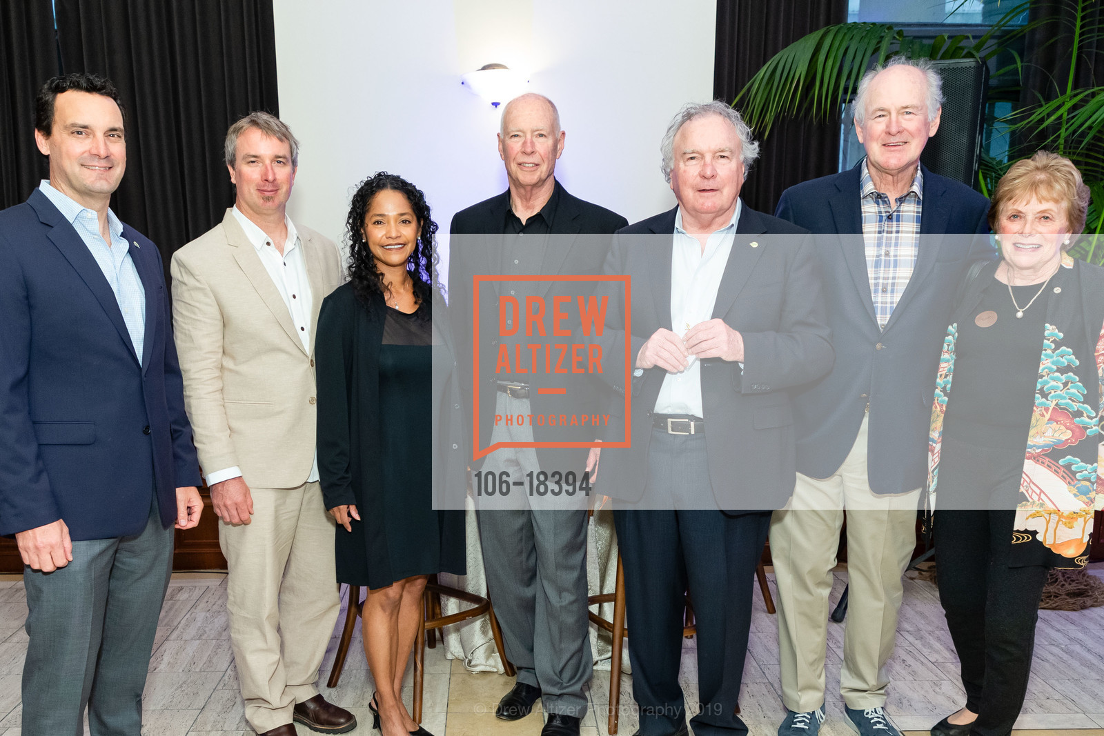 Darrin Gambelin, Peter Jobes, Brad O'Brien, Robert Holmes, Jim Titus, Nancy Dyar, An Evening With NatureBridge Gala 2019, Bently Reserve. 301 Battery Street, May 9th, 2019, Photo #106-18394 Darrin Gambelin, Peter Jobes, Brad O'Brien, Robert Holmes, Jim Titus, Nancy Dyar, Photo #106-18394