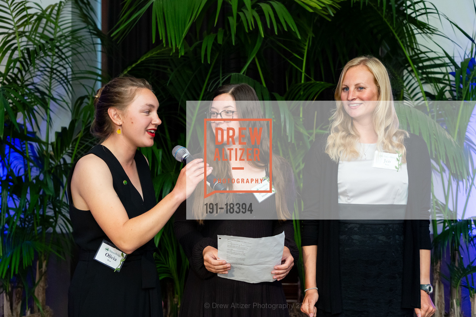 Olivia Rose, Emily Mallen, Jen Baca, An Evening With NatureBridge Gala 2019, Bently Reserve. 301 Battery Street, May 9th, 2019, Photo #191-18394 Olivia Rose, Emily Mallen, Jen Baca, Photo #191-18394