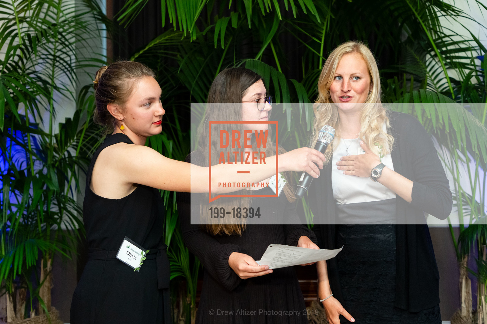 Olivia Rose, Emily Mallen, Jen Baca, An Evening With NatureBridge Gala 2019, Bently Reserve. 301 Battery Street, May 9th, 2019, Photo #199-18394 Olivia Rose, Emily Mallen, Jen Baca, Photo #199-18394