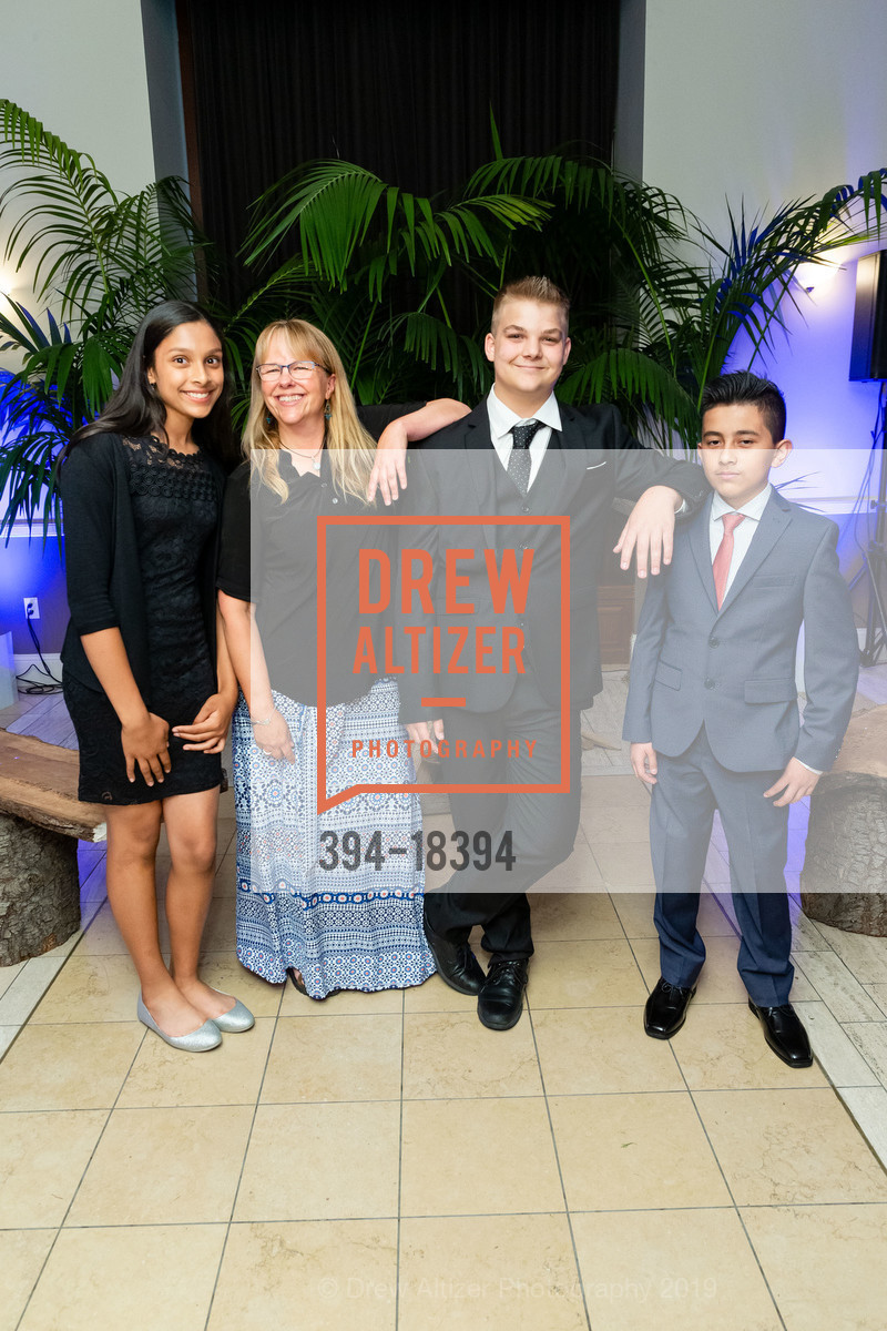 Satvika Iyer, Kim Orbick, Rylan Mamola, Joshua Velazquez, An Evening With NatureBridge Gala 2019, Bently Reserve. 301 Battery Street, May 9th, 2019, Photo #394-18394 Satvika Iyer, Kim Orbick, Rylan Mamola, Joshua Velazquez, Photo #394-18394