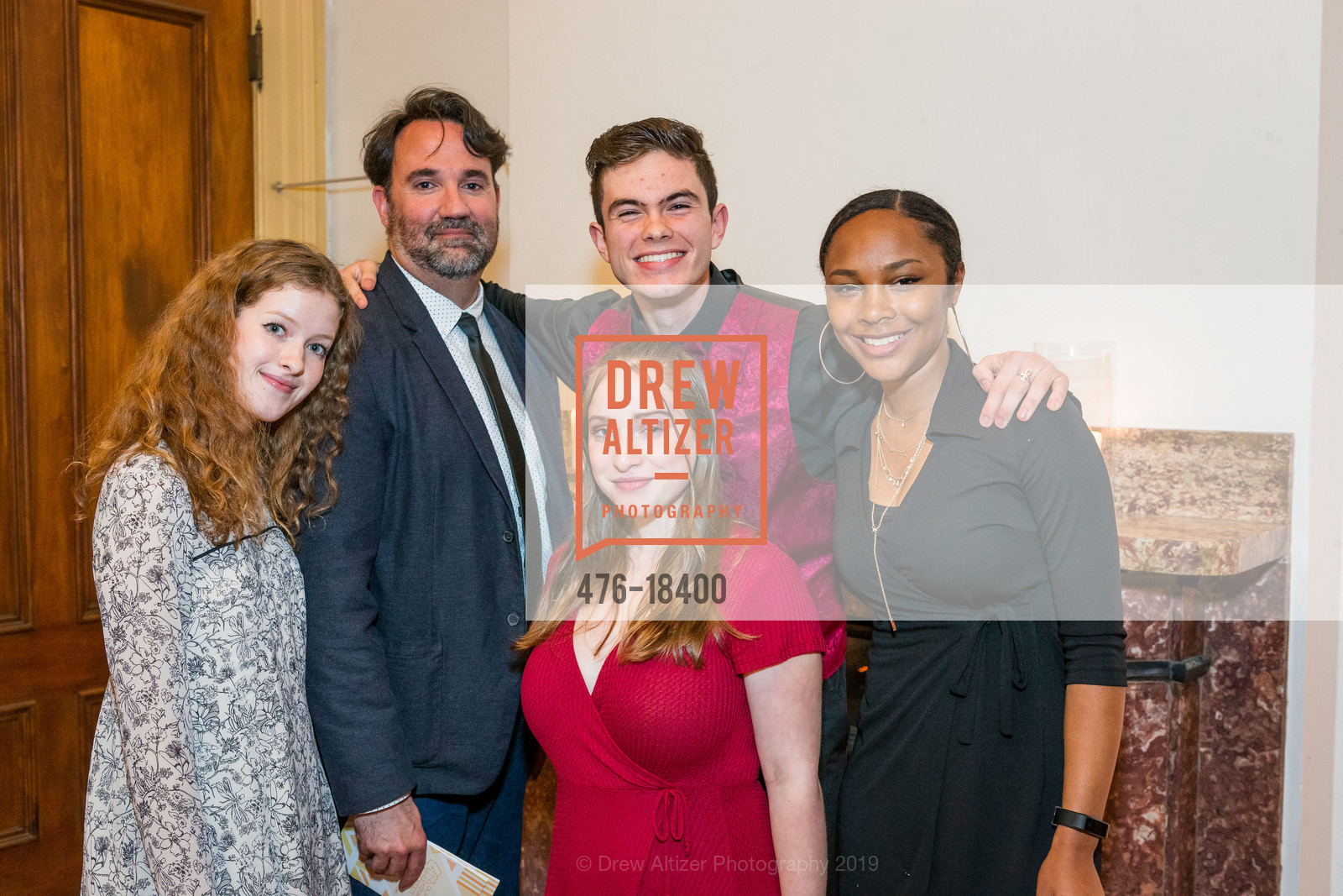 Lucy Swinser, Matthew Travisano, Walter Merriam, Maya Fite, Gabrielle Rix, California Historical Society Gala 2019: Honoring Governor Jerry Brown, San Francisco Mint. 88 5th Street, May 9th, 2019, Photo #476-18400 Lucy Swinser, Matthew Travisano, Walter Merriam, Maya Fite, Gabrielle Rix, Photo #476-18400